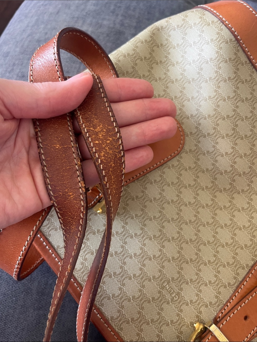 EUC Celine Macadam tote bag - Picture 8 of 12
